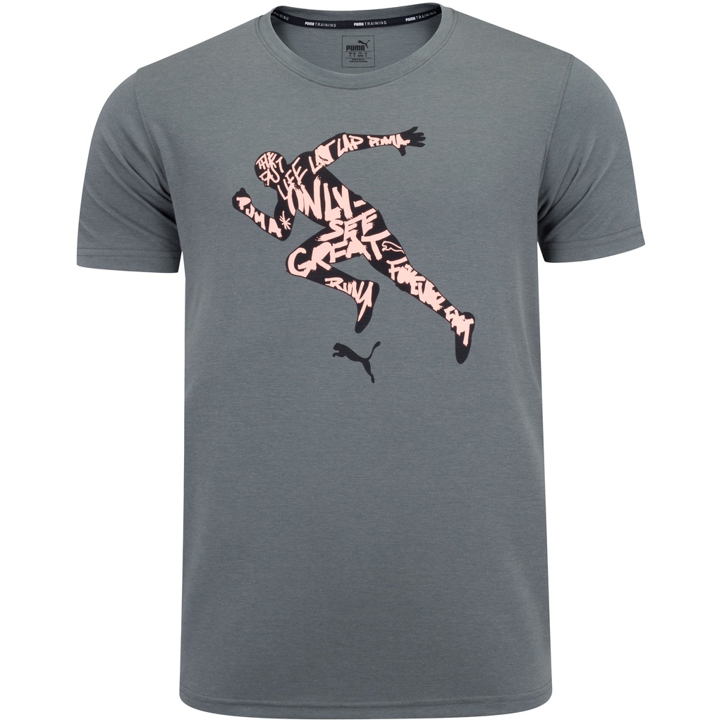 Camiseta Puma Run Graphic - Masculina - Foto 1
