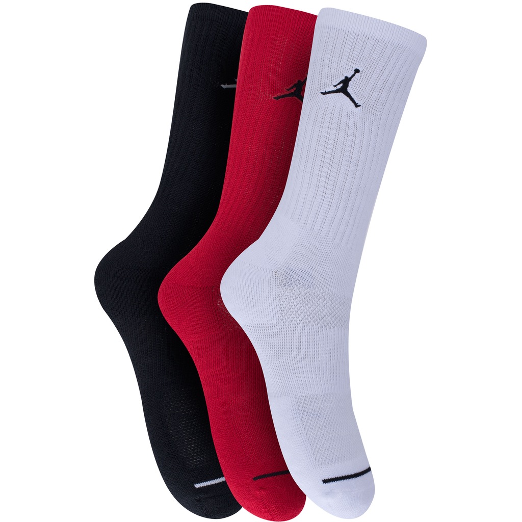 Kit de Meias Cano Alto Nike Everyday Crew com 3 Pares - 39 - 43 - Adulto - Foto 1