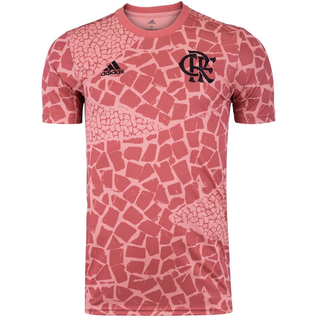 Camisa Pré-Jogo do Flamengo 2020 adidas - Masculina - Foto 1