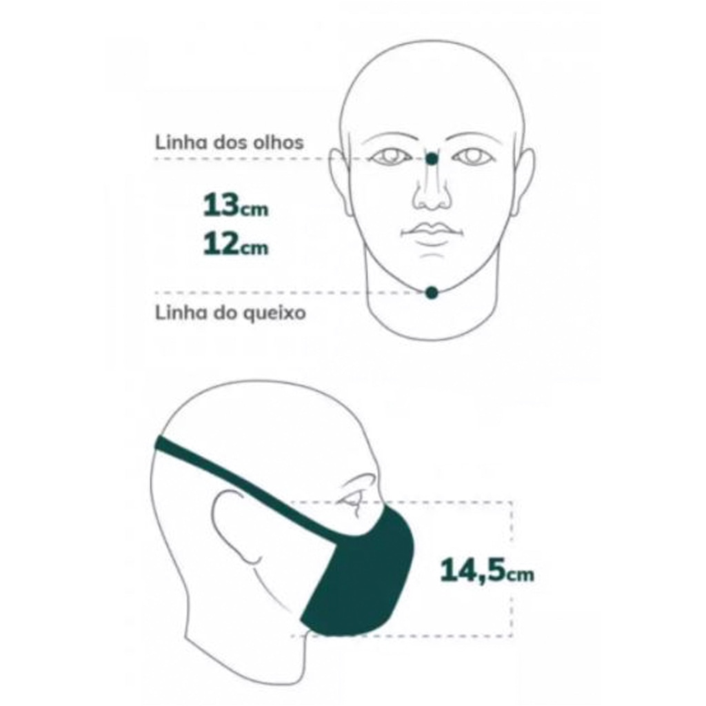 Imagem 4 do produto Máscara de Proteção Fiber com Ajuste - Feminina