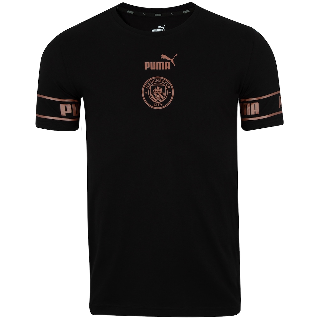 Camiseta Manchester City Puma Culture Tee - Masculina - Foto 1
