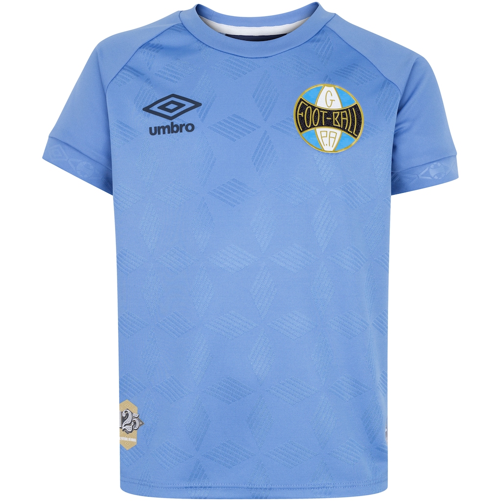 Kit do Grêmio III 2020 Umbro Camisa + Calção - Infantil - Foto 1