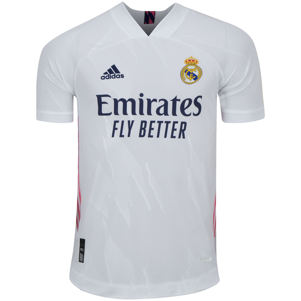 Camisa Real Madrid I 20/21 adidas - Masculina - Foto 1