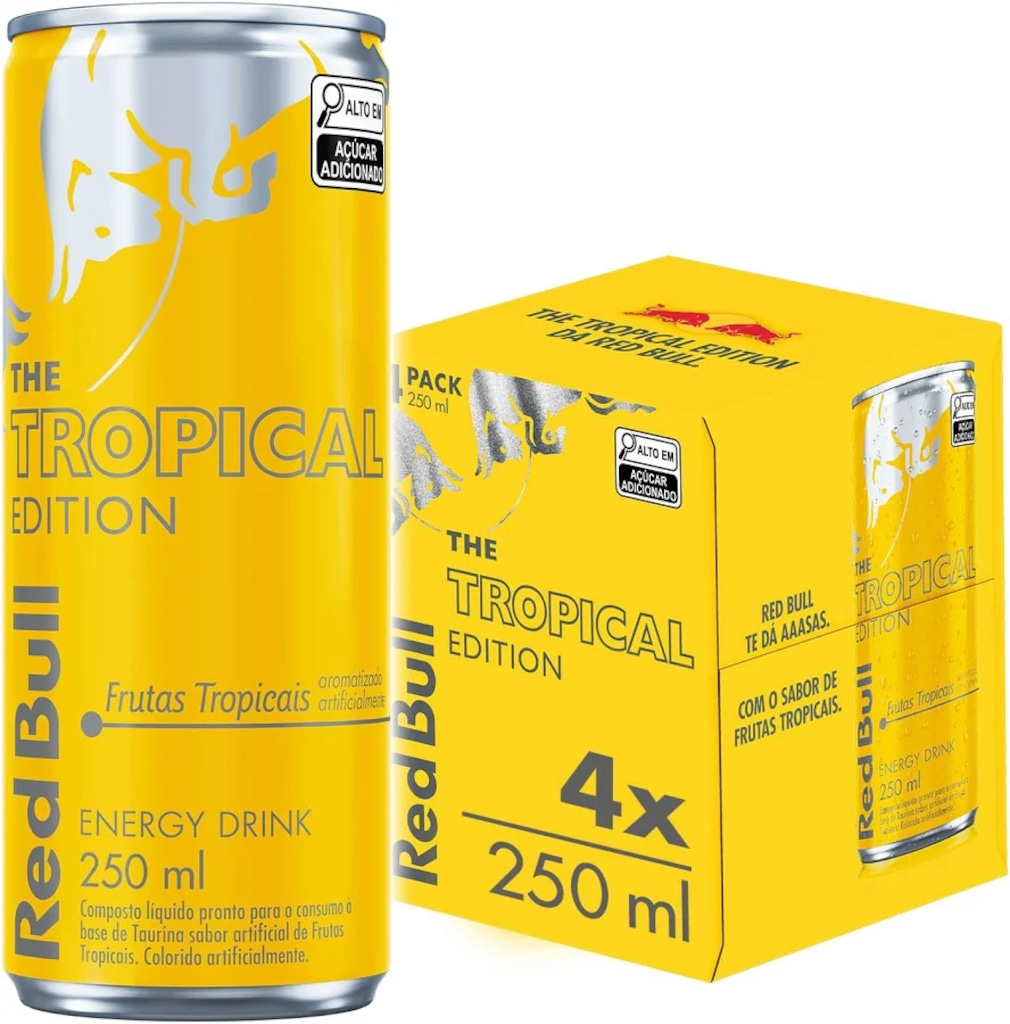 Energético Red Bull Drink Tropical - 250ml