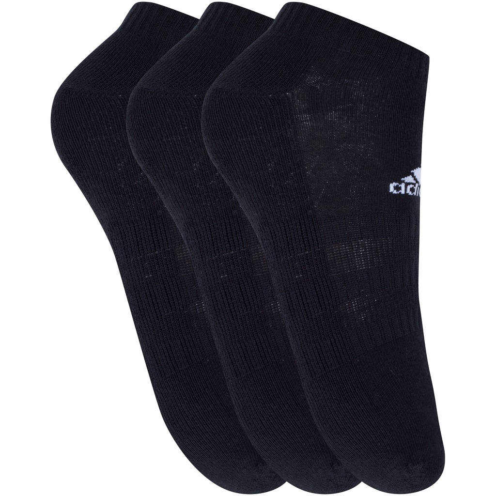 Kit de Meias Sapatilha adidas Cush Low com 3 Pares - 38 a 40 - Feminino - Foto 1