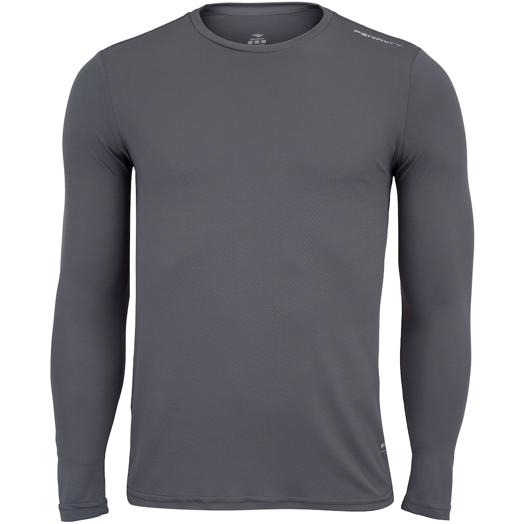 Camiseta Manga Longa com Proteção Solar UV Penalty Treino Block - Masculina - Foto 1