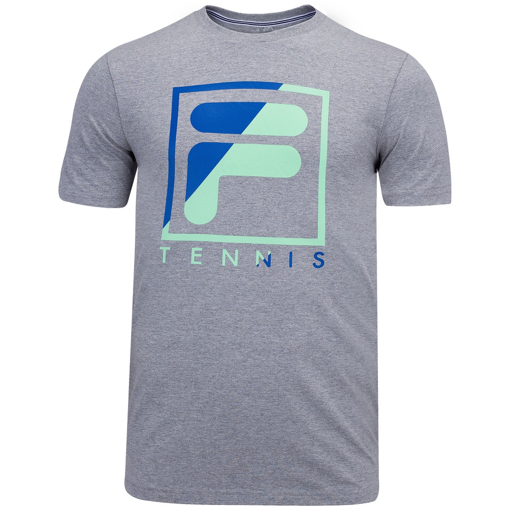 Camiseta Fila Soft Urban Acqua - Masculina - Foto 1