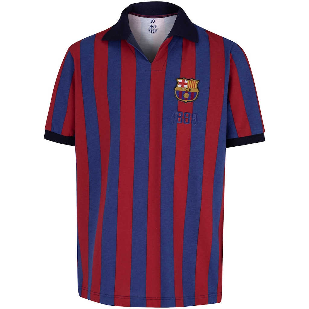 Camisa Polo Barcelona Retrô Casual - Juvenil - Foto 1