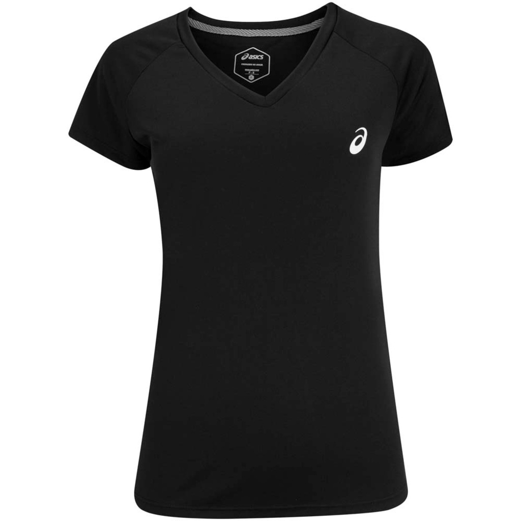 Camiseta ASICS Manga Curta Basic Logo - Feminina - Foto 2