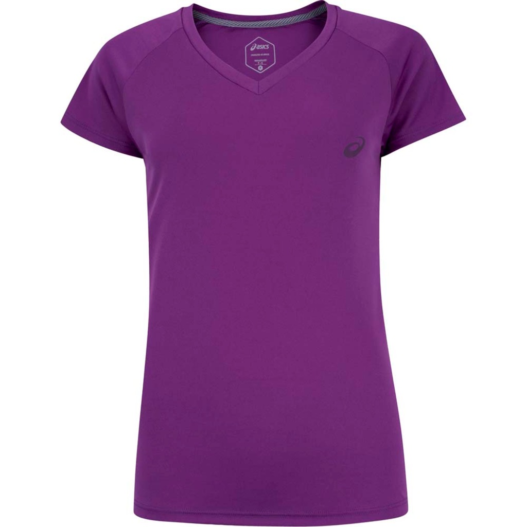Camiseta ASICS Manga Curta Basic Logo - Feminina - Foto 2
