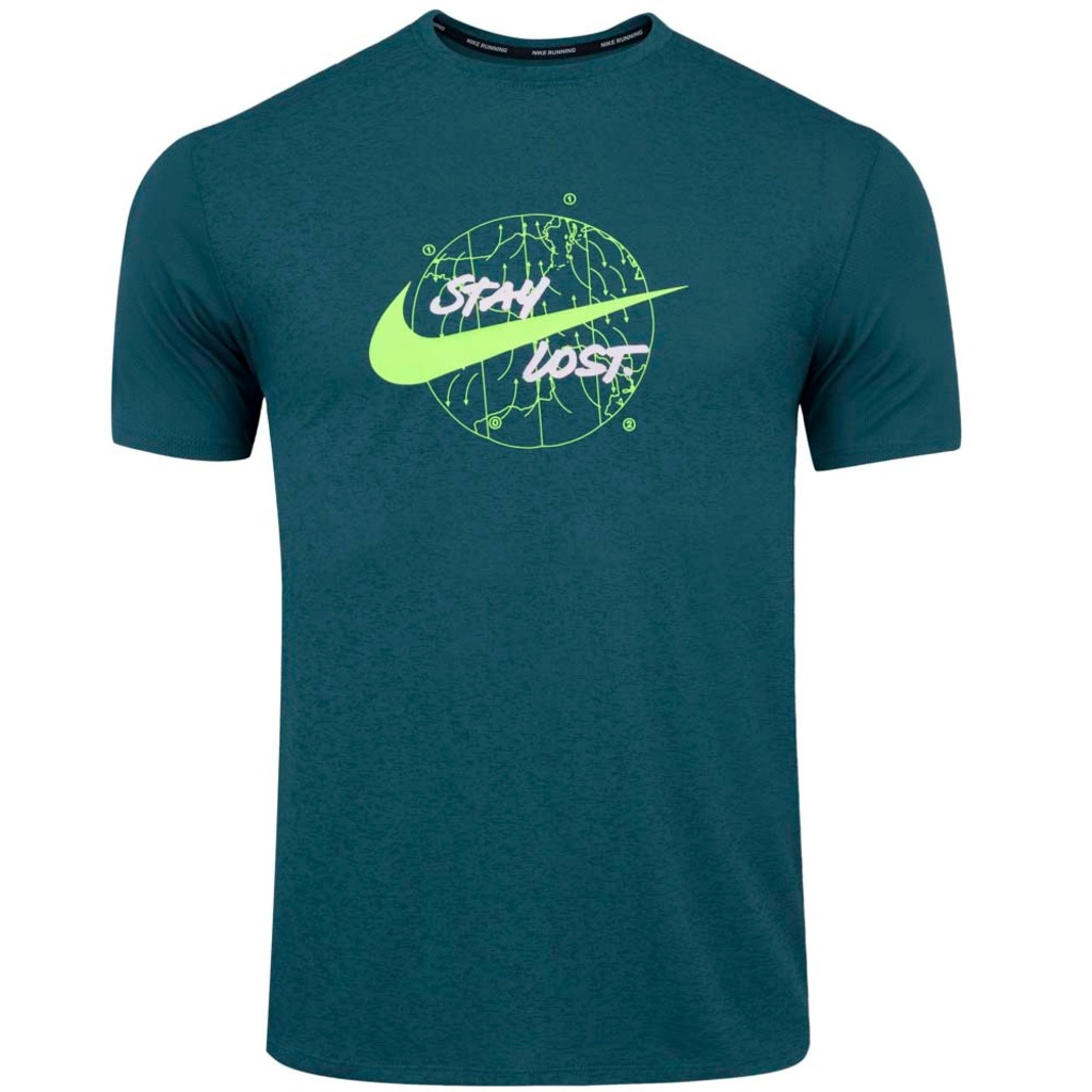 Camiseta Nike Dri-Fit Miler Top SS WR GX - Masculina - Foto 1