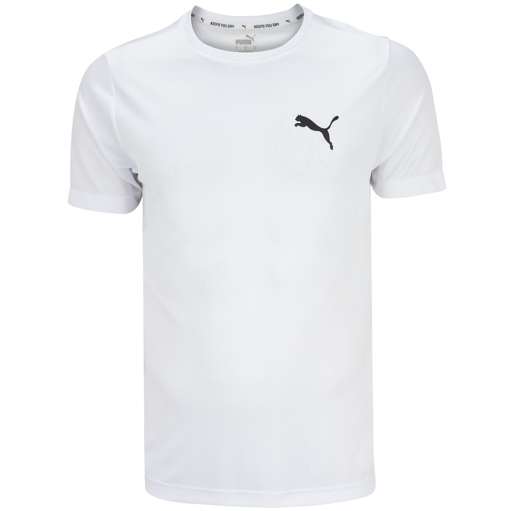 Camiseta Puma Manga Curta Active Small Logo - Masculina
