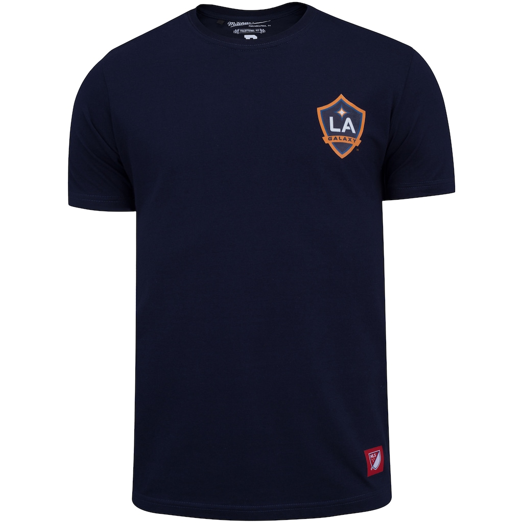 Camiseta Mitchell & Ness Los Angeles Galaxy MLS Team Logo - Masculina - Foto 1