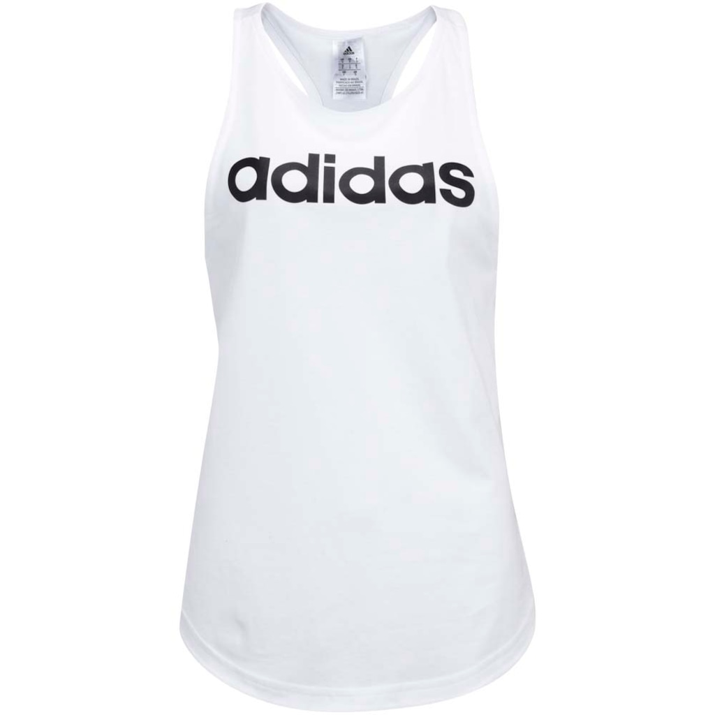 Camiseta Regata adidas Logo Linear - Feminina - Foto 1