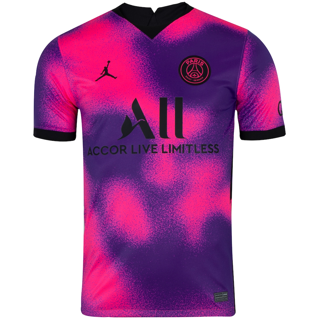Camisa Jordan X PSG IV 20/21 Nike - Masculina - Foto 1