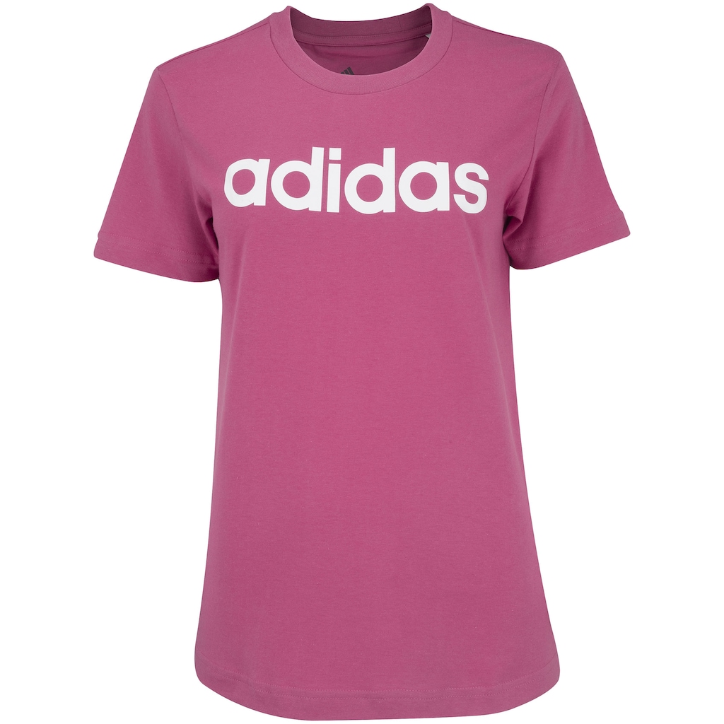 Camiseta adidas Logo Linear - Feminina - Foto 1