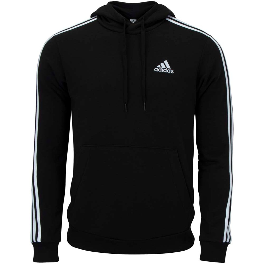 Blusão de Moletom com Capuz adidas 3S Logo - Masculino - Foto 1