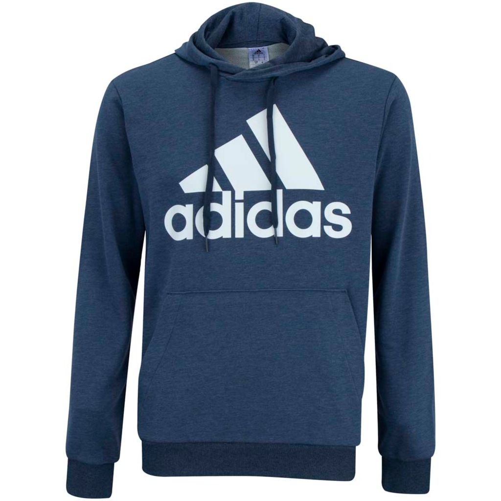 Blusão de Moletom adidas Masculino com Capuz Logo - Foto 2
