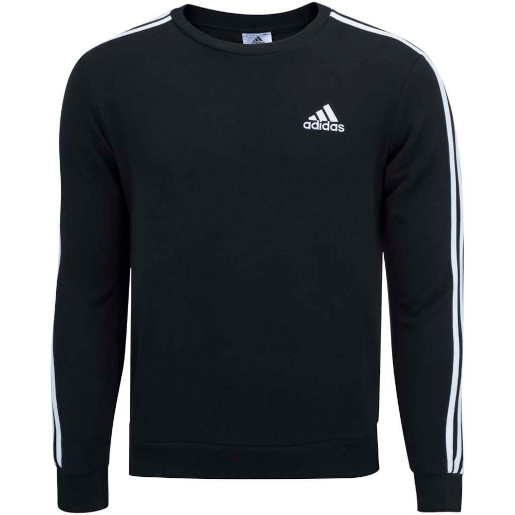 Blusão de Moletom adidas Essentials 3 Listras - Masculina