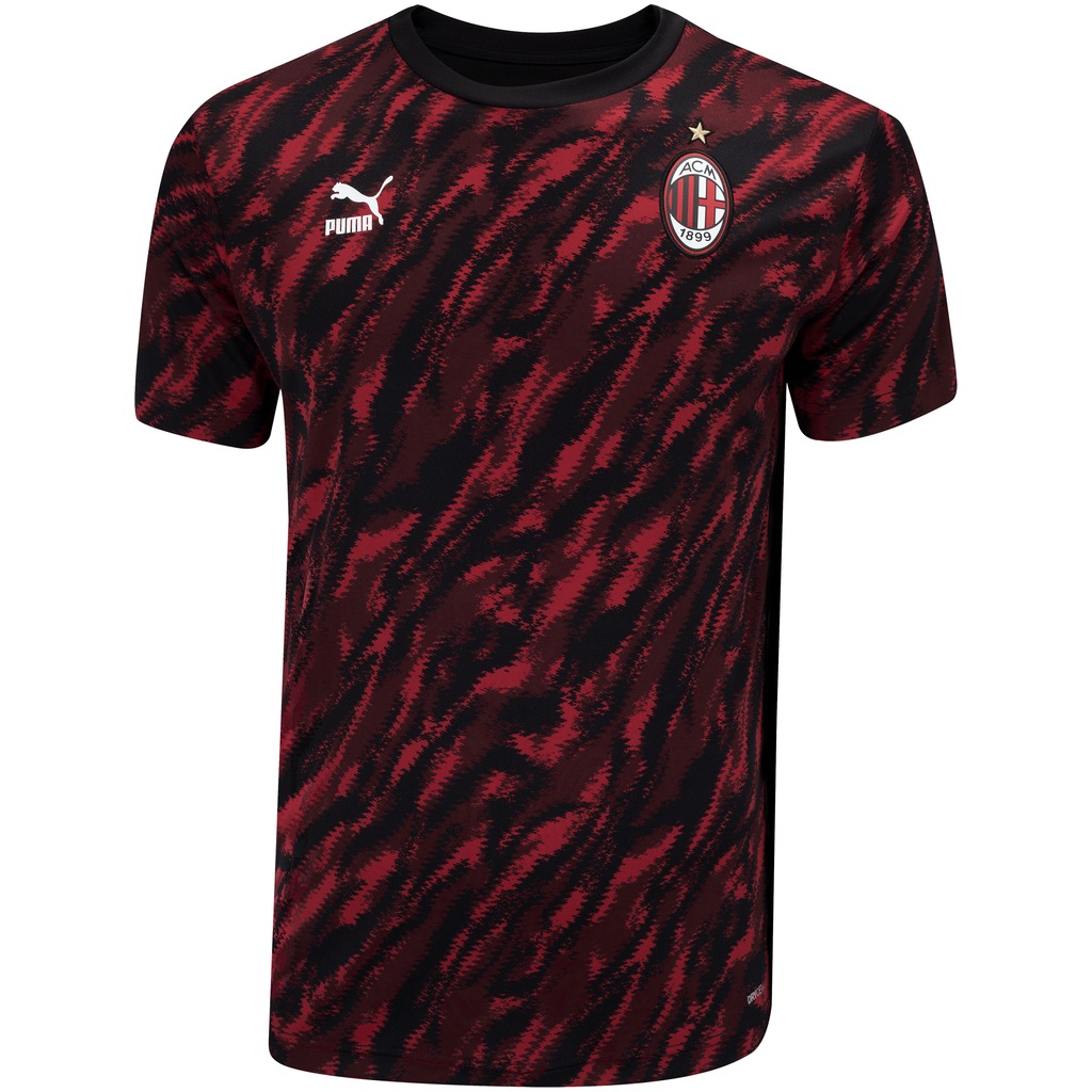 Camisa Milan 21/22 Puma Graphic Iconic - Masculina - Foto 1