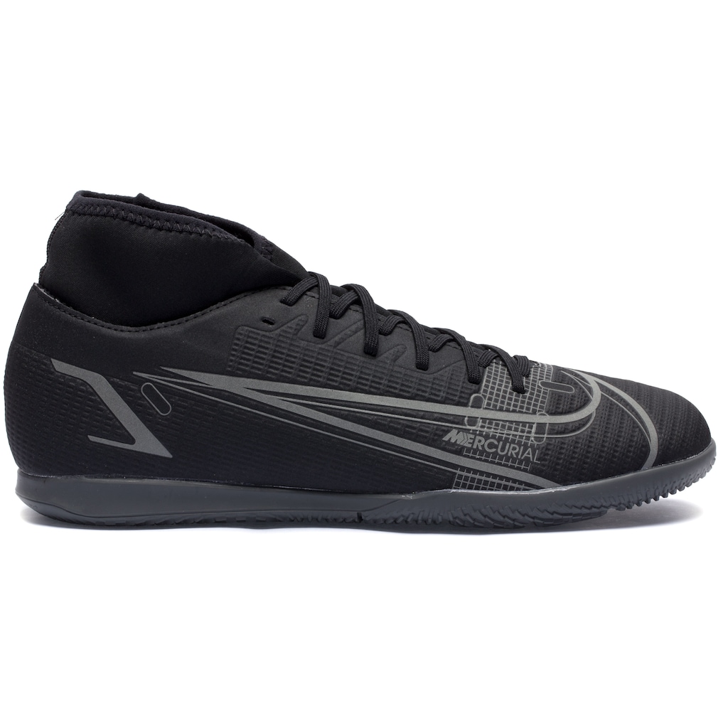 Nike Mercurial サッカーシューズ グレー・ブラック Chuteira Futsal Adulto Nike Mercurial Superfly 8 Club | Centauro