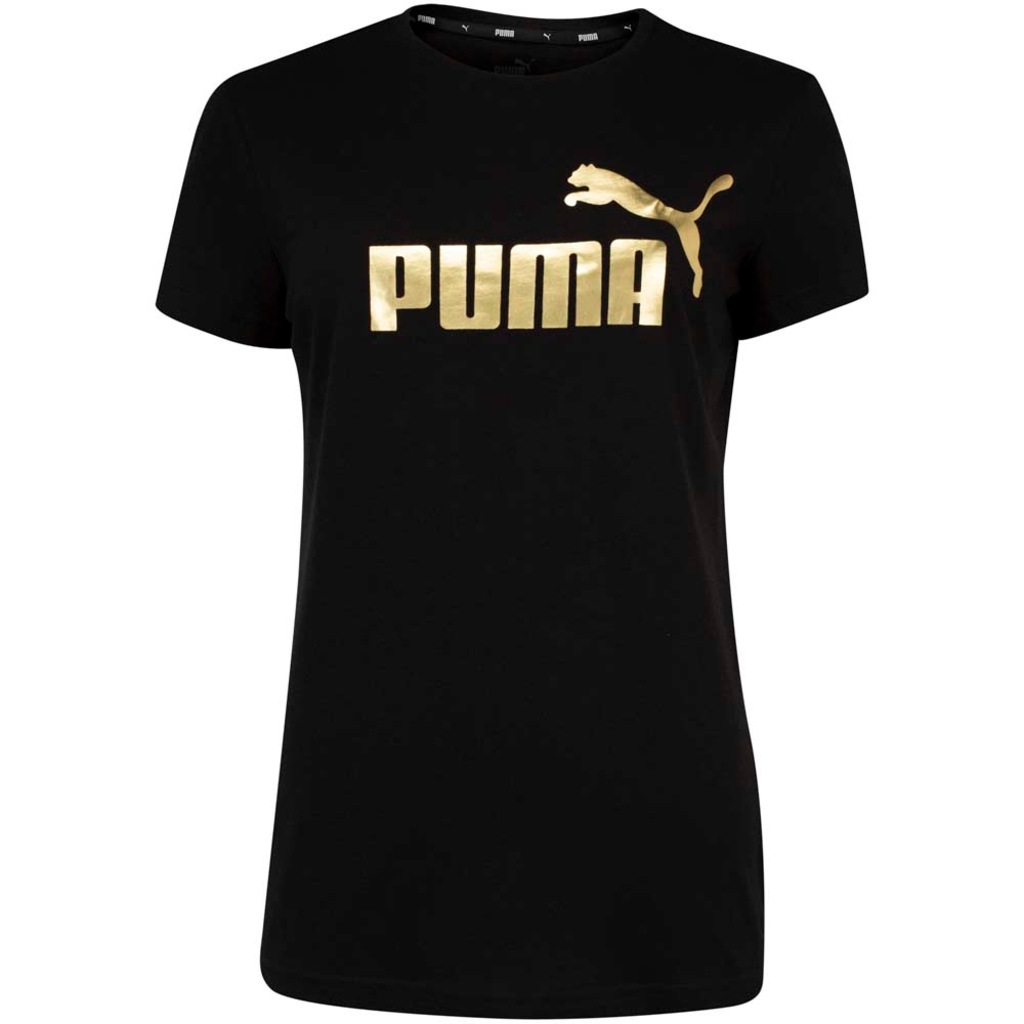 Camiseta Puma Manga Curta Essentials Metallic Logo Tee - Feminina - Foto 2