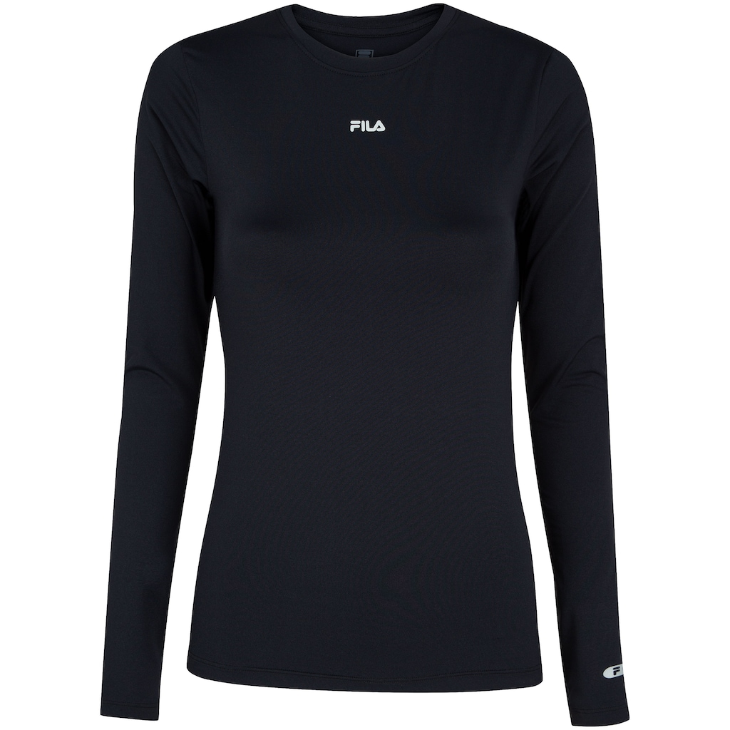 Camiseta Manga Longa com Proteção Solar UV Fila Sun Protect BR - Feminina - Foto 2