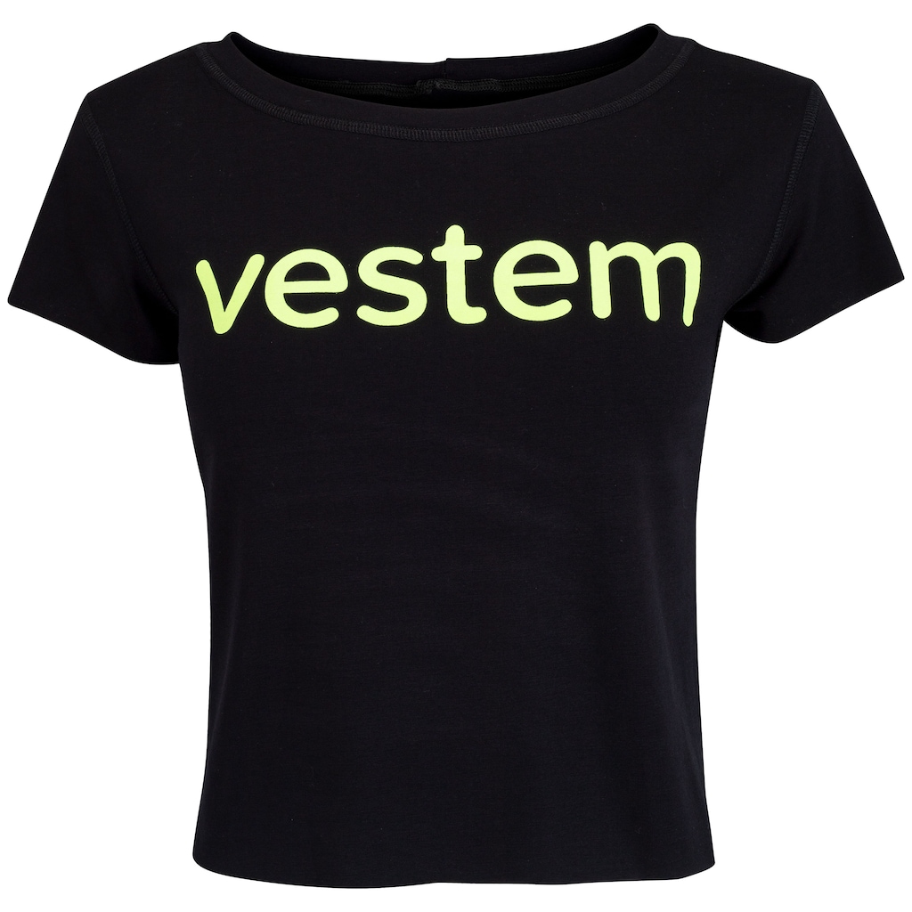 Imagem 4 do produto Blusa Feminina Manga Curta Cropped Vestem Force
