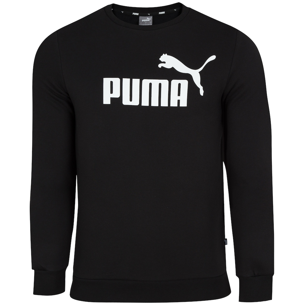 Blusão Puma Essentials Big Logo Crew FI - Masculino - Foto 1