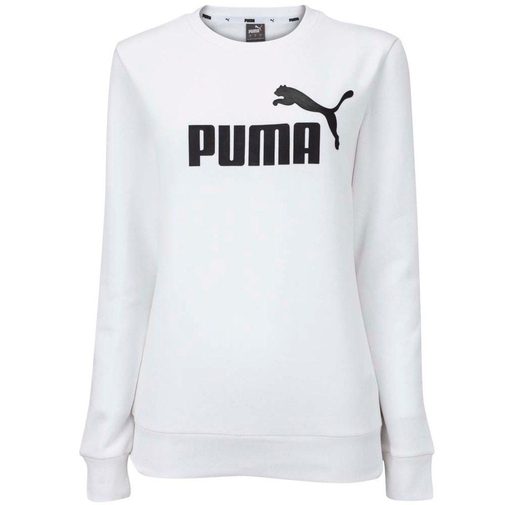 Blusão Puma Feminino Essentials Logo Crew FL - Foto 1