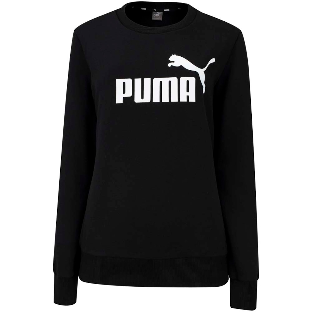 Blusão Puma Feminino Essentials Logo Crew FL - Foto 2