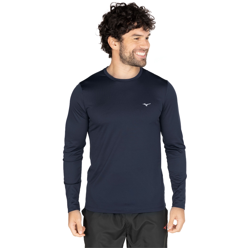 Camiseta Manga Longa Mizuno Nirvana New - Masculina