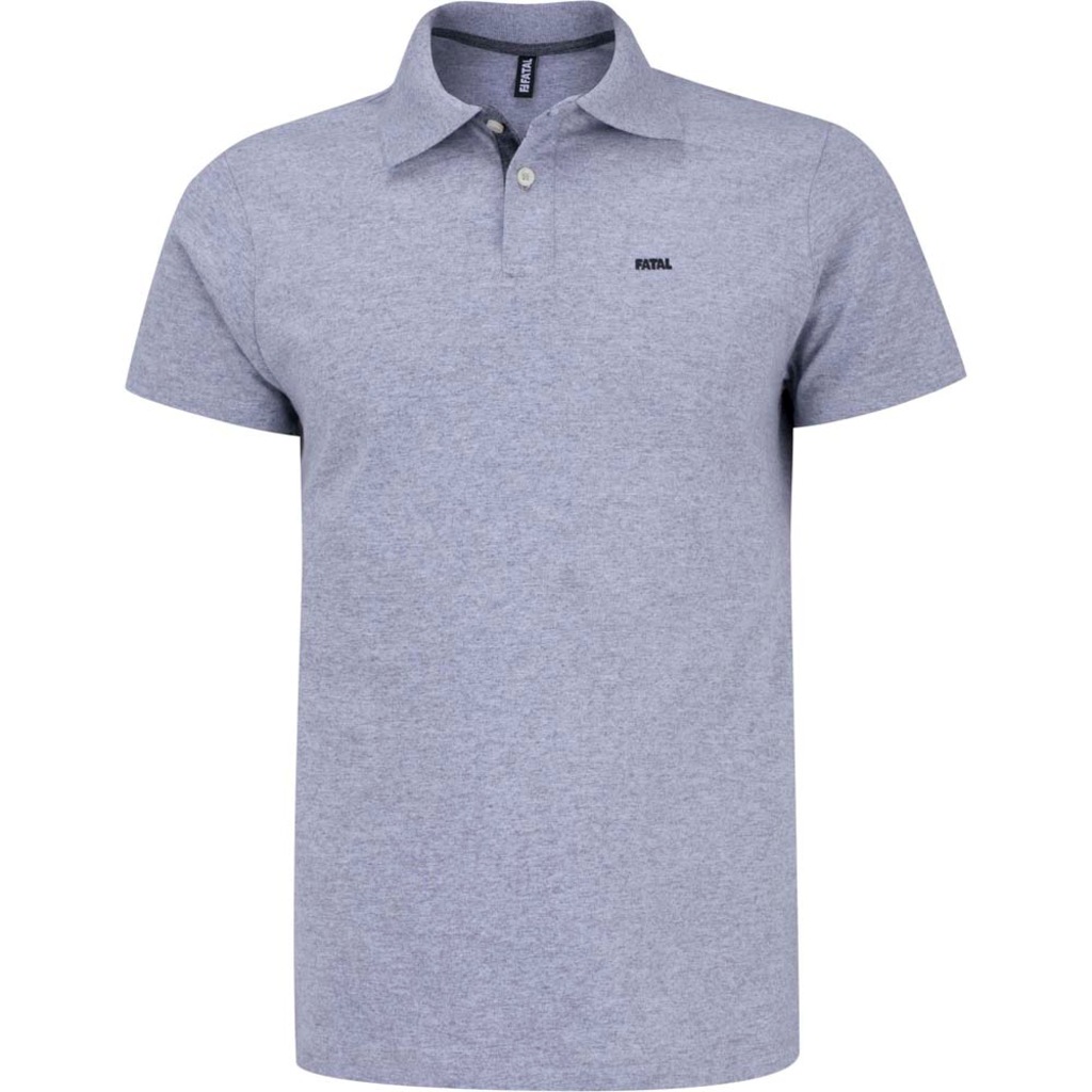 Camisa Polo Fatal Masculina Fashi Basic 25231 - Foto 2