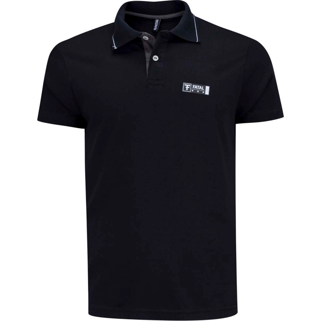 Camisa Polo Fatal Masculina Fashi Basic 25232 - Foto 2