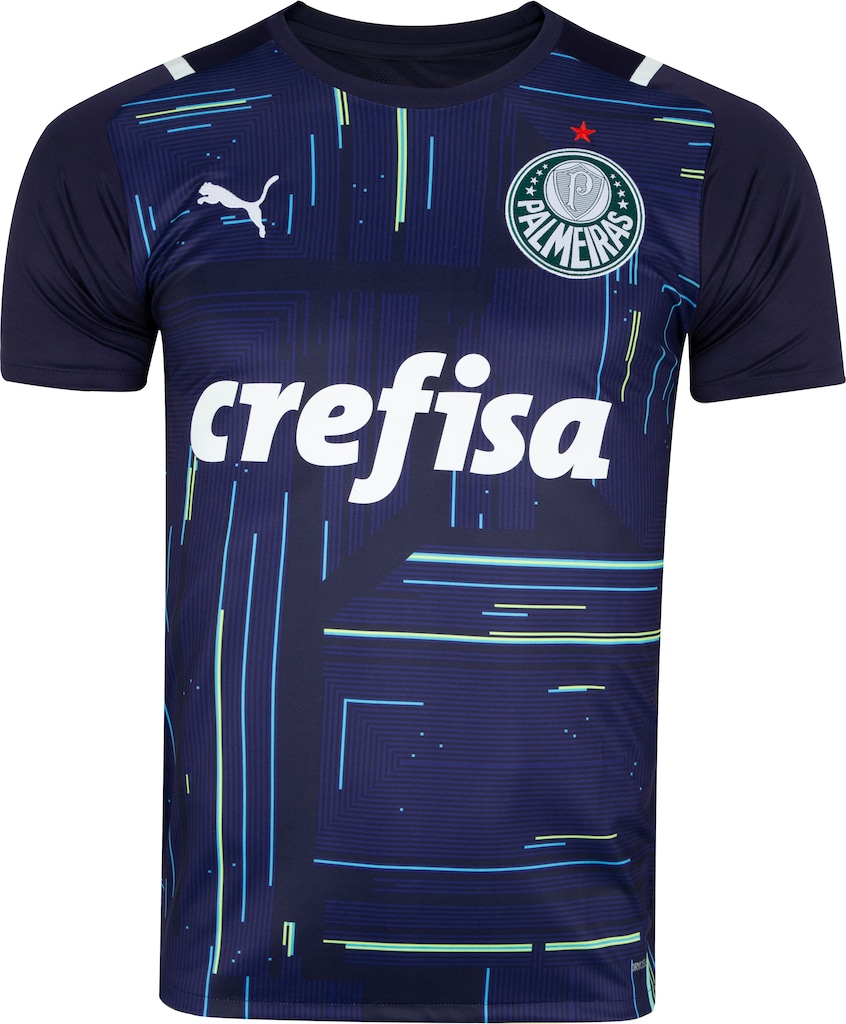 Camisa de Goleiro do Palmeiras I 21 Puma - Masculina - Foto 1