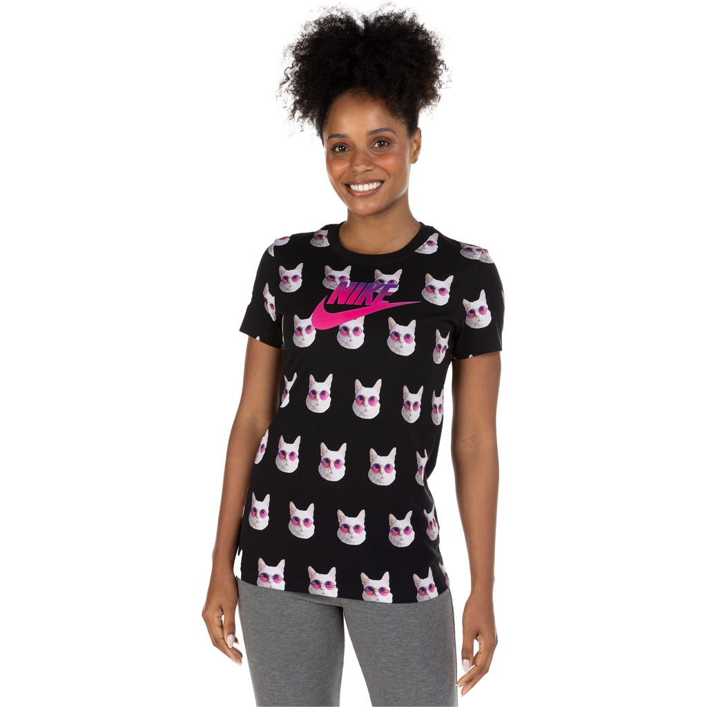 Imagem 1 do produto Camiseta Nike Manga Curta Instacat - Feminina