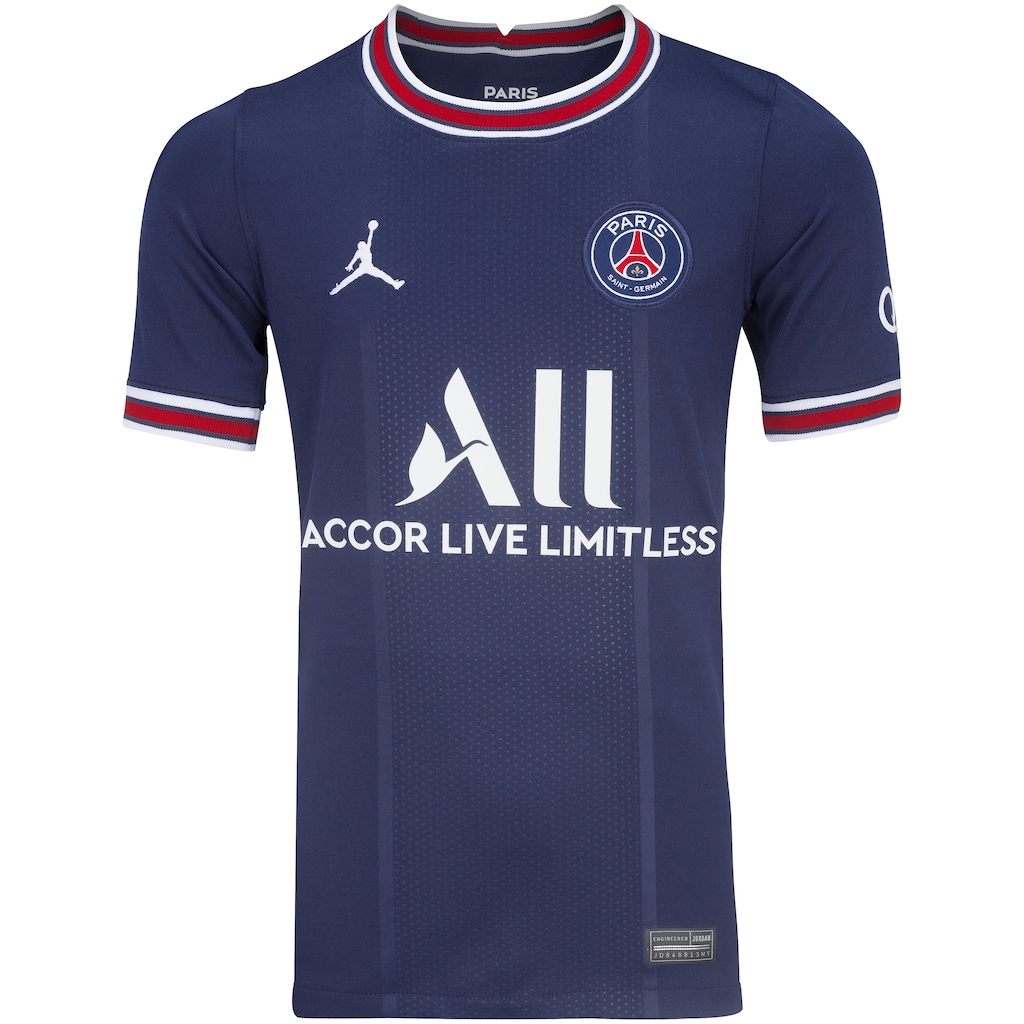 Camisa PSG I 21/22 Nike - Juvenil - Foto 1