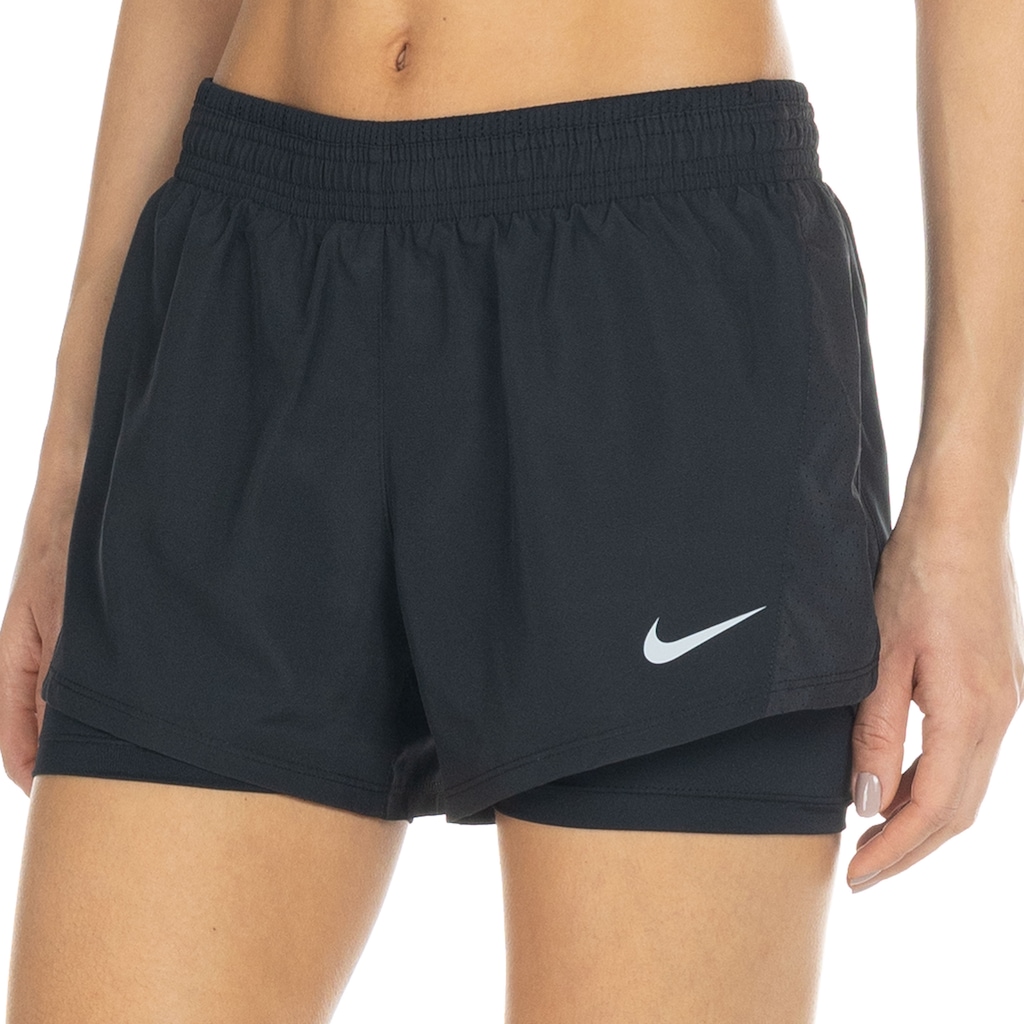 Shorts Nike Feminino 10K 2IN1 Duplo - Foto 2