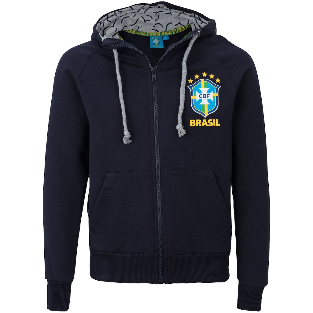 Blusa do Brasil Moletom com Capuz CBF - Juvenil - Foto 1