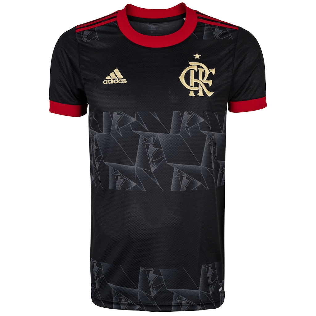 Camisa do Flamengo III 21 adidas - Masculina - Foto 1