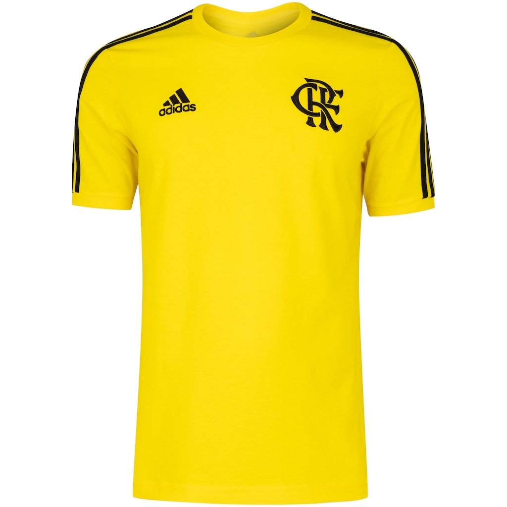 Camiseta do Flamengo adidas Manga Curta 3S 21 - Masculina - Foto 1