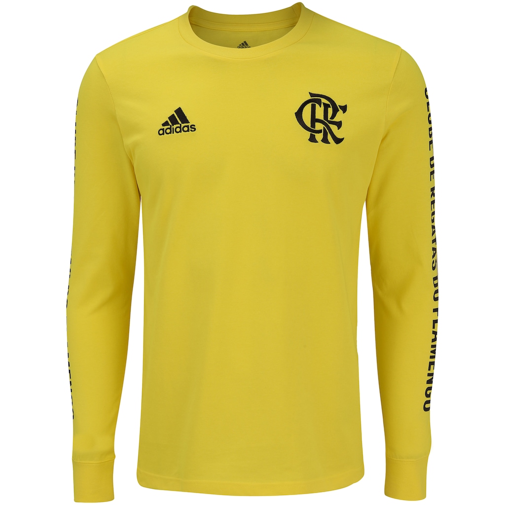 Camiseta Manga Longa do Flamengo SSP 21 adidas - Masculina - Foto 1