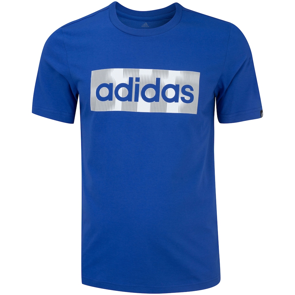 Camiseta adidas Manga Curta Linear Color Box - Masculina - Foto 2