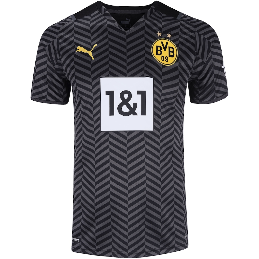 Camisa Borussia Dortmund II 21/22 Puma - Masculina - Foto 1