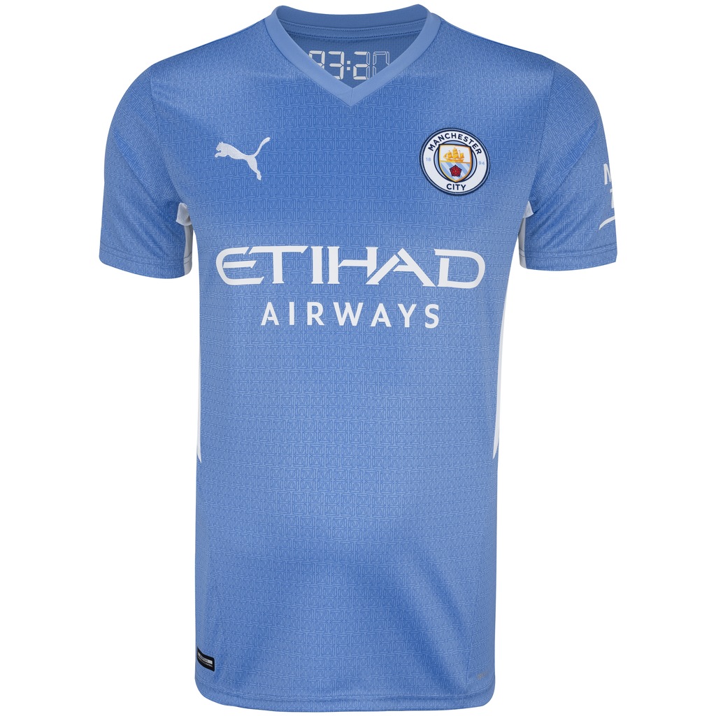 Camisa Manchester City I 21/22 Puma - Masculina - Foto 1
