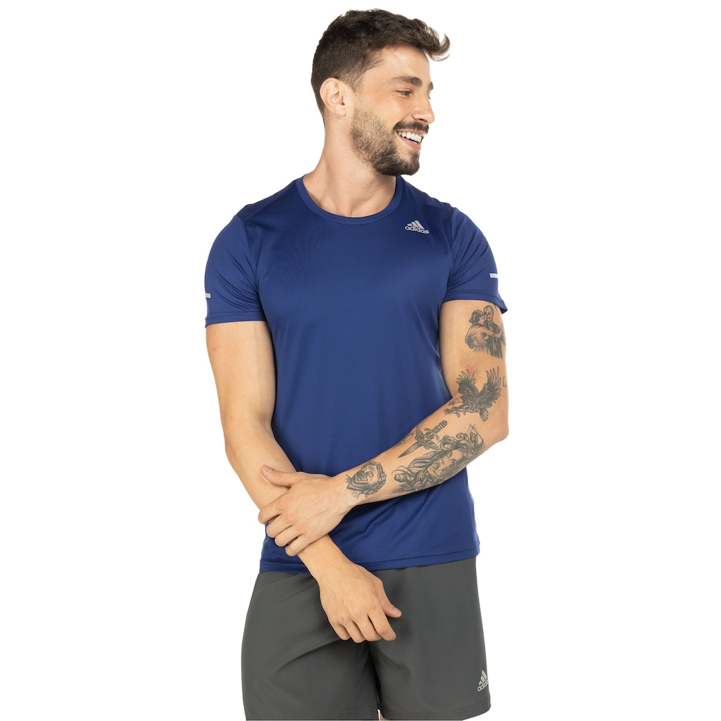 Camiseta adidas Manga Curta Run It - Masculina