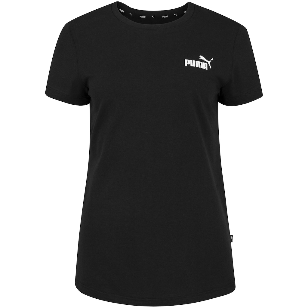 Camiseta Puma Manga Curta Essentials Small Logo - Feminina