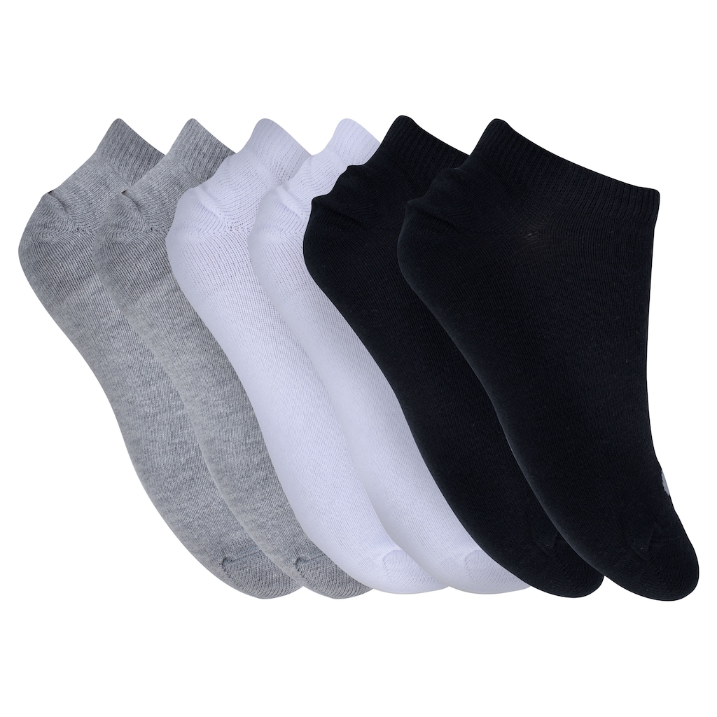 Kit de Meia Asics No Show Soft - Adulto - 3 Pares - 39 a 43