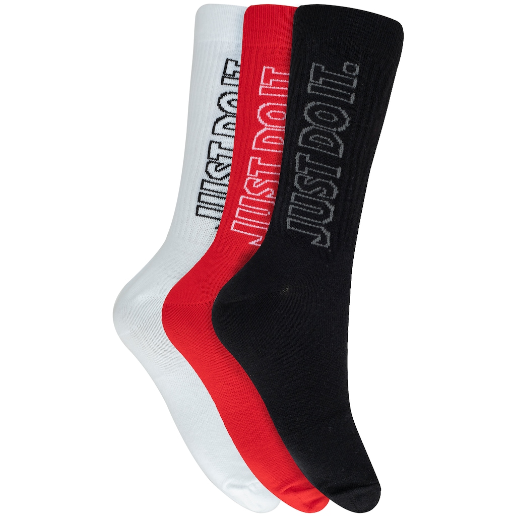 Kit de Meias Nike Sportswear Everyday Essential Crew com 3 Pares - 39 a 43 - Adulto - Foto 1