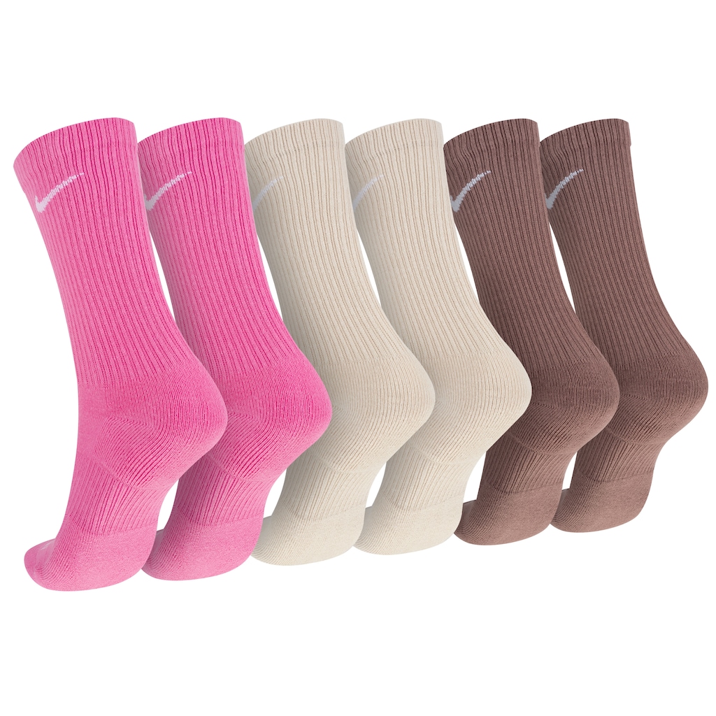 Imagem 2 do produto Kit de Meias Nike Everday Plus Cush Crew com 3 Pares - Tam 39-43 - Adulto